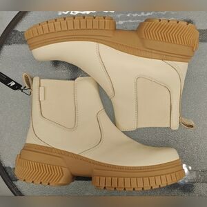 Sorel Womens Ona Ave Waterproof Chelsea Boots JL3 Honey White Size US:8.5 UK:6.5